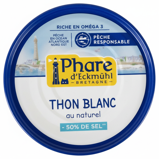 Thon blanc au naturel -50% de sel
