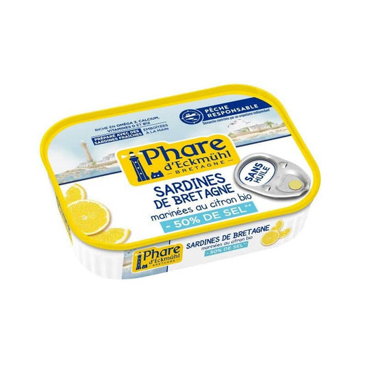 Sardines citron hyposode 115g