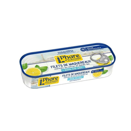 Maquereaux citron basilic sans sel
