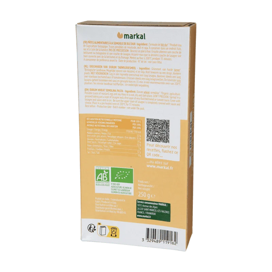 MARKAL -- Lasagnes blanches 250g