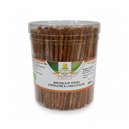 Tubo sticks bretzels épeautre