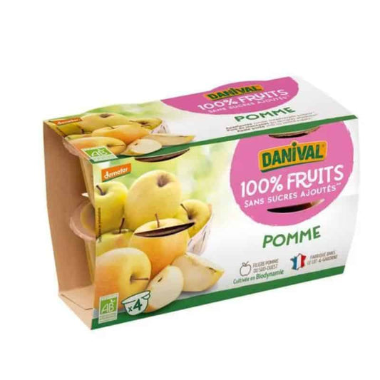 Dessert de fruits pomme 4x100g