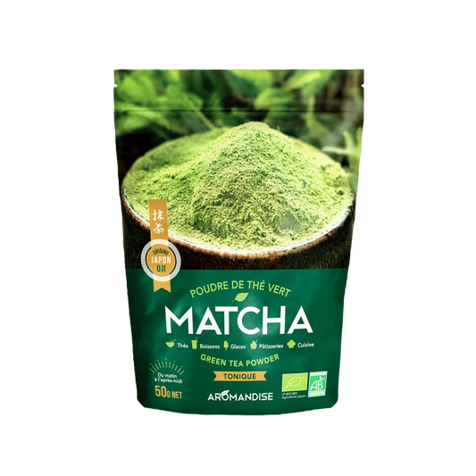 AROMANDISE -- The vert bio matcha poudre