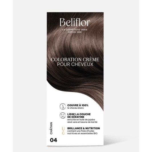 BELIFLOR -- Coloration 04 chatain 135ml