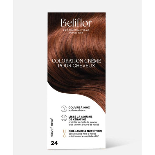 BELIFLOR -- Coloration 24 cuivre dore 135ml