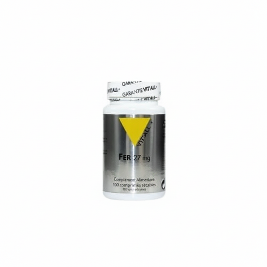 VIT'ALL+ -- Fer bisglycinate 27mg 100 comprimes