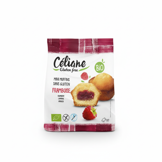 Mini muffin framboise sans gluten 200g