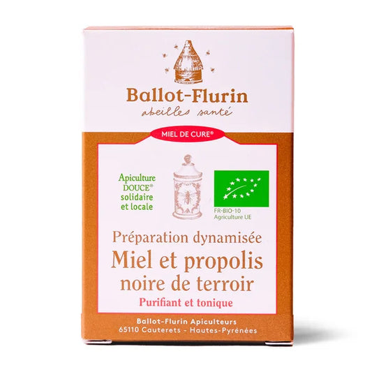 BALLOT FLURIN -- Miel de cure propolis noire 125gr