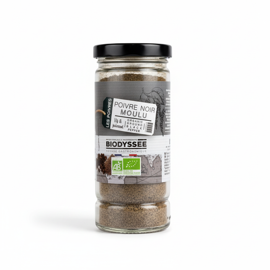 Poivre noir moulu - 40 g -