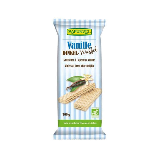 Gaufrettes Epeautre fourrées vanille 100g