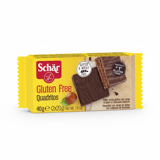 Quadritos gaufrette choco